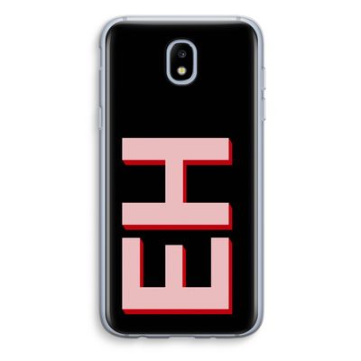 Monogram: Samsung Galaxy J5 (2017) Transparant Hoesje