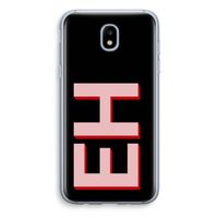 Monogram: Samsung Galaxy J5 (2017) Transparant Hoesje