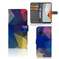 OnePlus Nord N100 | Book Case | Polygon Dark OnePlus Nord N100 | Book Case | Polygon Dark