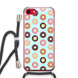 Donuts: iPhone SE 2020 Transparant Hoesje met koord