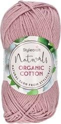 Stylecraft Naturals - Organic Cotton DK 7182 Pink Clay