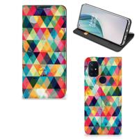 OnePlus Nord N10 5G | Hoesje met Magneet | Geruit
