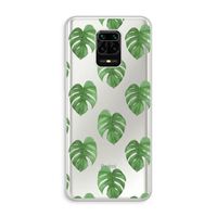Monstera leaves: Xiaomi Redmi Note 10 Lite Transparant Hoesje