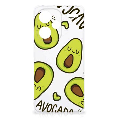 Xiaomi Redmi Note 13 Pro Plus Telefoonhoesje met Naam Avocado Singing Xiaomi Redmi Note 13 Pro Plus Telefoonhoesje met Naam Avocado Singing