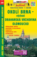 Fietskaart 220 Okolí Brna východ, Drahanská vrch. | Shocart