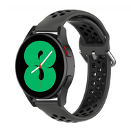 Siliconen sportbandje met gesp - Zwart - Samsung Galaxy watch 7 / Galaxy Watch FE - 40mm & 44mm