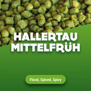 Hopkorrels Hallertau Mittelfrüh 100 g