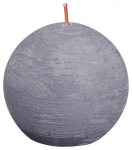 Bolsius Shine rustiek bolkaars ?76 frosted lavender