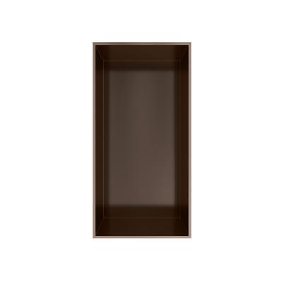 Hotbath &MORE Inbouwbox of inbouwnis - 30x15x10 - frameless - Tuscan bronze BOX015FTB