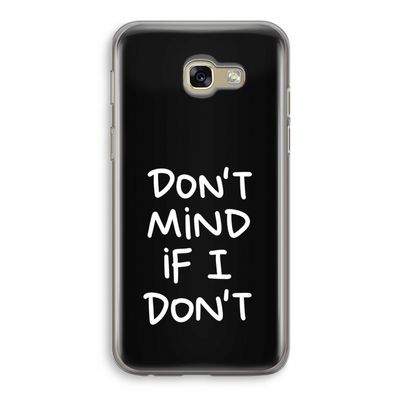 Don't Mind: Samsung Galaxy A5 (2017) Transparant Hoesje