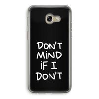 Don't Mind: Samsung Galaxy A5 (2017) Transparant Hoesje