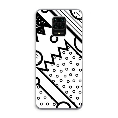 Pop Art #4: Xiaomi Redmi Note 9 Pro Transparant Hoesje