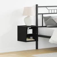 TV-kast 2 pcs Zwart 30 x 28.5 x 30 cm Bewerkt hout
