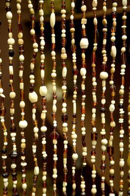 Gordijn Aneesha bruin/beige 90 x 200cm