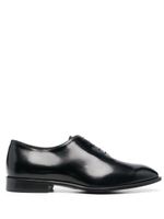 Canali chaussures oxford en cuir poli - Noir