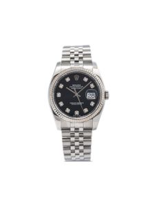 Rolex montre Datejust 36 mm pre-owned (2017) - Noir