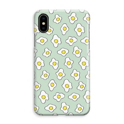 Spiegeleitjes: iPhone XS Max Volledig Geprint Hoesje