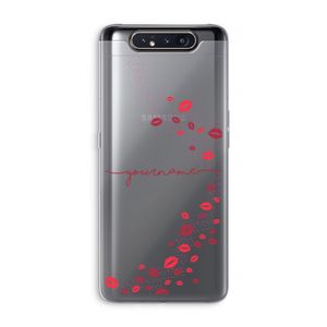 Kusjes: Samsung Galaxy A80 Transparant Hoesje