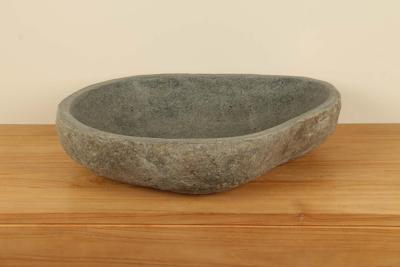 Waskom riviersteen RXL050305, 66x50x15 cm