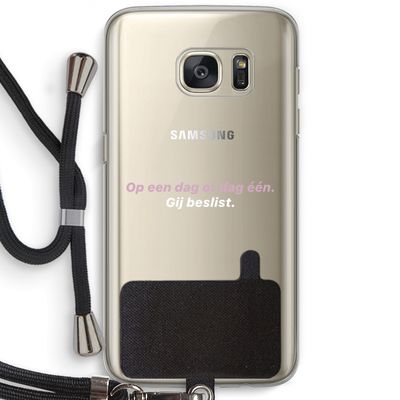 gij beslist: Samsung Galaxy S7 Transparant Hoesje met koord