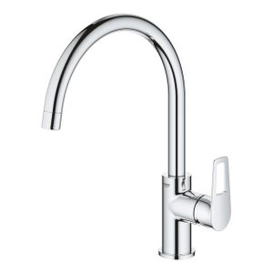 GROHE BauLoop Keukenkraan - hoog - draaibare uitloop - chroom 31368001