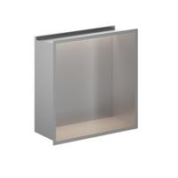 Crosswater Douche Nis - 30.5x30.5cm - LED-lichtstrip - geborsteld RVS NI305305LV