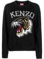 Kenzo Varsity Jungle embroidered sweatshirt - Noir - thumbnail