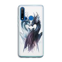 Yin Yang Dragons: Huawei P20 Lite (2019) Transparant Hoesje