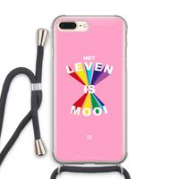 Het Leven Is Mooi: iPhone 7 PLUS Transparant Hoesje met koord