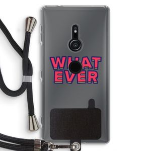 Whatever: Sony Xperia XZ2 Transparant Hoesje met koord