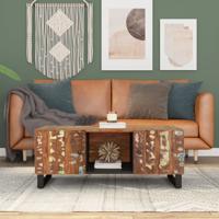 Salontafel 100x54x40 cm massief gerecycled hout en bewerkt hout Salontafel 100x54x40 cm massief gerecycled hout en bewerkt hout