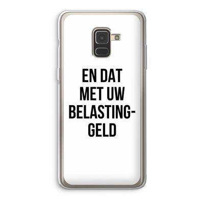 Belastinggeld: Samsung Galaxy A8 (2018) Transparant Hoesje