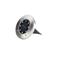 Solar buitenlamp - LED - 12 cm - tuinpad verlichting - IP44 - solar