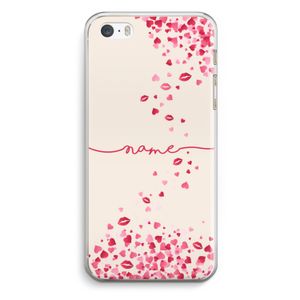 Hartjes en kusjes: iPhone 5 / 5S / SE Transparant Hoesje