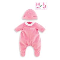 Corolle mon grand poupon - pyjama roze met muts, 36cm