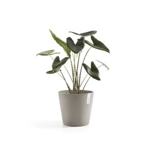 Ecopots Amsterdam kunststof bloempot Taupe - Ø 27,3 cm