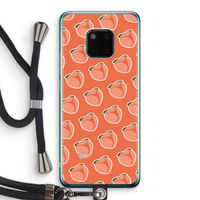 Just peachy: Huawei Mate 20 Pro Transparant Hoesje met koord