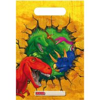 Uitdeelzakjes Dinosaurus (6st)