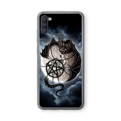 Volle maan: Samsung Galaxy A11 Transparant Hoesje