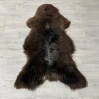 Schapenvacht bruin grijs wit 125x85cm XL
