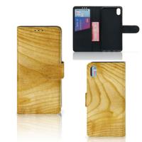 Xiaomi Redmi 7A | Book Style Case | Licht Hout