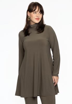 Yoek Tuniek met col wide bottom | Licht Groen | Maat 58/60