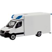 Herpa 013826 H0 Hulpdienstvoertuig Mercedes Benz Sprinter 18 Fahrtec RTW (nieuwe opbouw), wit