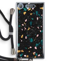 Terrazzo N°10: Sony Xperia XZ1 Transparant Hoesje met koord