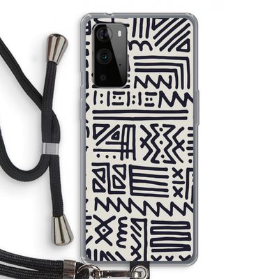 Marrakech print: OnePlus 9 Pro Transparant Hoesje met koord