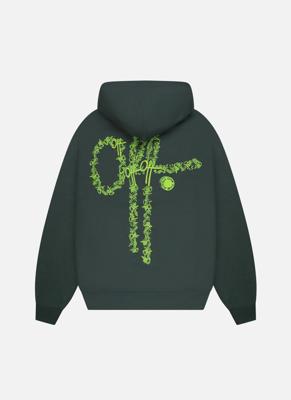 Off The Pitch 3D Off Hoodie Heren Donkergroen - Maat S - Kleur: Donkergroen | Soccerfanshop