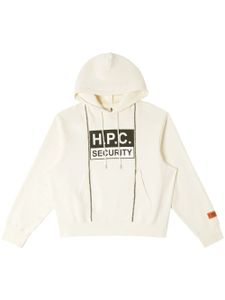 Heron Preston hoodie H.P.C Security Tape en coton - Tons neutres