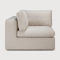 Ethnicraft Modulaire Bank 'Mellow' Hoek, kleur Ivory