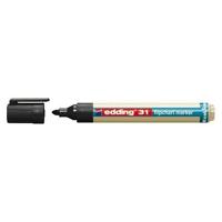 Viltstift edding 31 EcoLine voor flipover rond 1.5-3mm zwart
