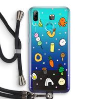 Happy bento friends: Huawei P Smart (2019) Transparant Hoesje met koord